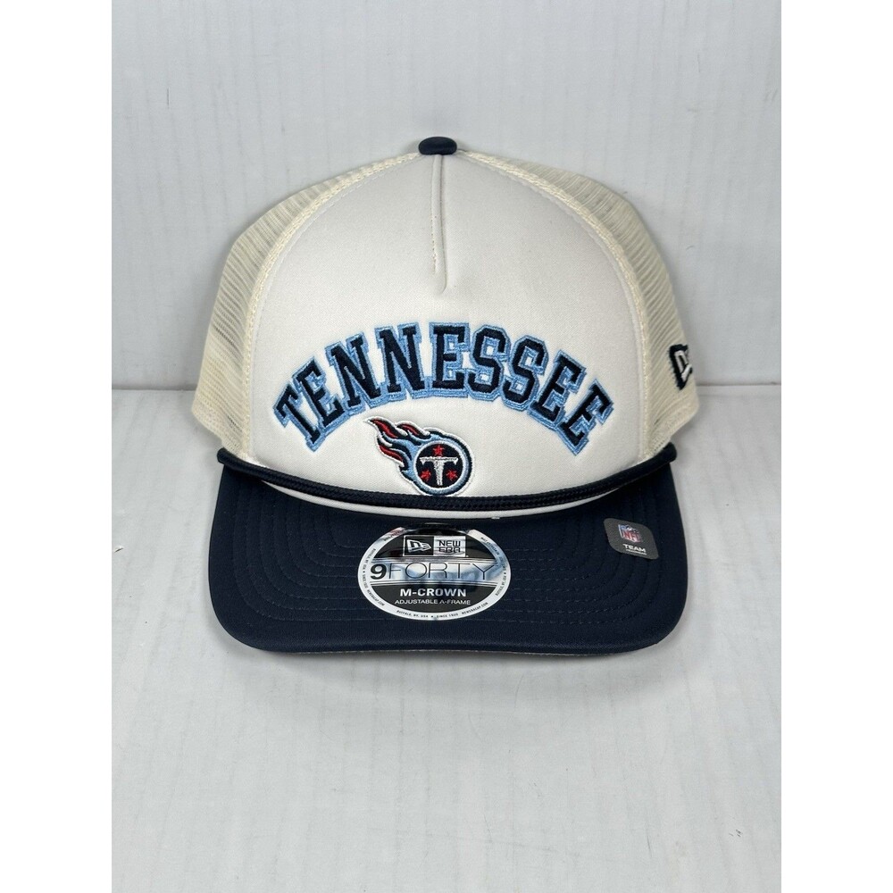 New Era 9FORTY Tennessee Titans A-Frame M-Crown Rope Adjustable Hat Cap OSFM